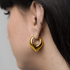 Planet Gates 3 Pair/set Dainty Gold Color Geometric Circle Small Hoop Earrings for Women Statement Beads Twist Huggie Earring Fashion Jewelry