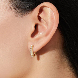 Planet Gates 3 Pair/set Dainty Gold Color Geometric Circle Small Hoop Earrings for Women Statement Beads Twist Huggie Earring Fashion Jewelry