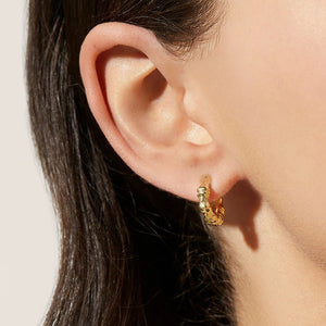 Planet Gates 3 Pair/set Dainty Gold Color Geometric Circle Small Hoop Earrings for Women Statement Beads Twist Huggie Earring Fashion Jewelry