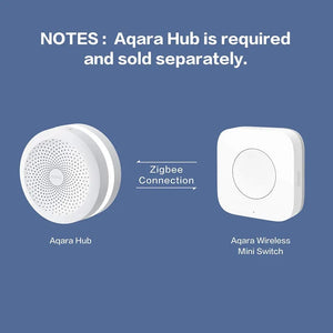 Planet Gates 3 Pcs Aqara Sensor Smart Wireless Mini Switch Key Zigbee Connection Remote One Key Control Button Home Security Mihome Homekit
