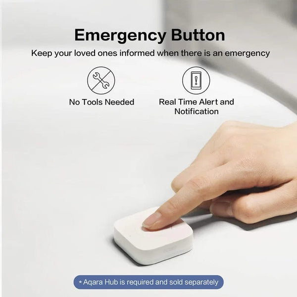 Planet Gates 3 Pcs Aqara Sensor Smart Wireless Mini Switch Key Zigbee Connection Remote One Key Control Button Home Security Mihome Homekit