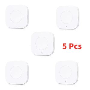 Planet Gates 3 Pcs Aqara Sensor Smart Wireless Mini Switch Key Zigbee Connection Remote One Key Control Button Home Security Mihome Homekit
