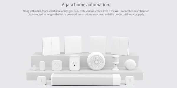 Planet Gates 3 Pcs Aqara Sensor Smart Wireless Mini Switch Key Zigbee Connection Remote One Key Control Button Home Security Mihome Homekit