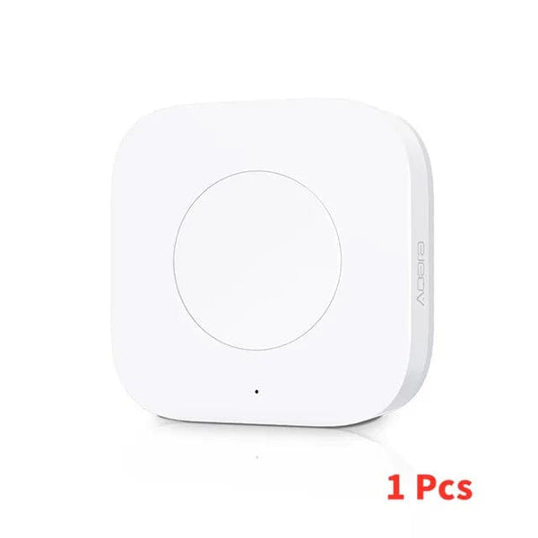 Planet Gates 3 Pcs Aqara Sensor Smart Wireless Mini Switch Key Zigbee Connection Remote One Key Control Button Home Security Mihome Homekit