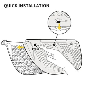 Planet Gates 3 Pcs PETKIT Baffle for Emptying Cat Litter,One Click Cat Litter Remover Exclusive for PETKIT PuraMax Self-Cleaning Cat Litter Box 3Pc