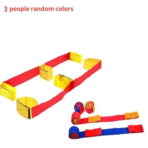 Planet Gates 3 people / CHINA Children Group Outdoor Games Sports Toy Giant Footsteps Group Building Fun Training Adult Team Competition Interactive Equipment