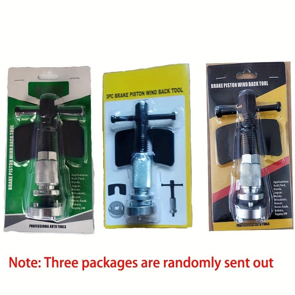 Planet Gates 3-piece Brake Cylinder Adjustment Set 3pcs Brake Caliper Piston Rewind Tool Brake Caliper Piston Rewind Tool Car Repair Brake Pad Replacement Tool For Most Vehicles