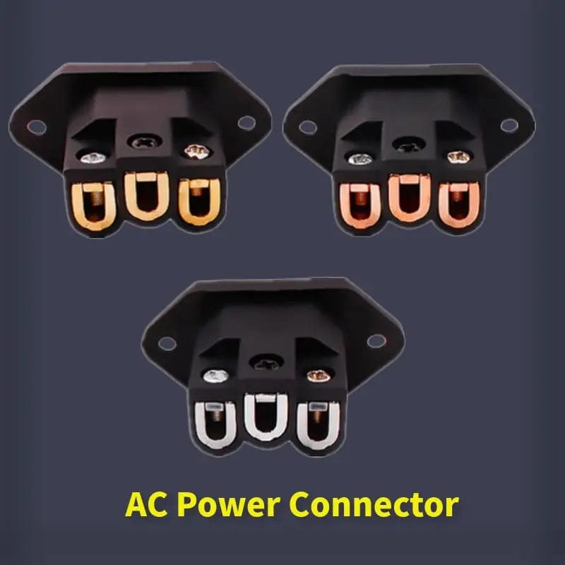 Planet Gates 3 kontaktu maiņstrāvas savienotājs Audio spraudnis IEC ieejas ligzda Patēriņa elektronika DIY HIFI pastiprinātāja elektriskās saskarnes paneļa stiprinājums