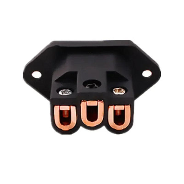 Planet Gates 3 Pin AC Power Plug Connector IEC Inlet Socket Consumer Electronics DIY HIFI Amplifier Electrical Audio Interface Panel Mount