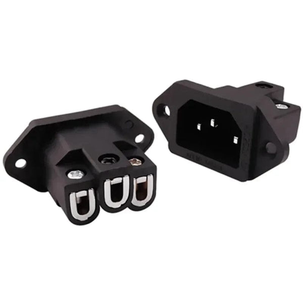 Planet Gates 3 Pin AC Power Plug Connector IEC Inlet Socket Consumer Electronics DIY HIFI Amplifier Electrical Audio Interface Panel Mount