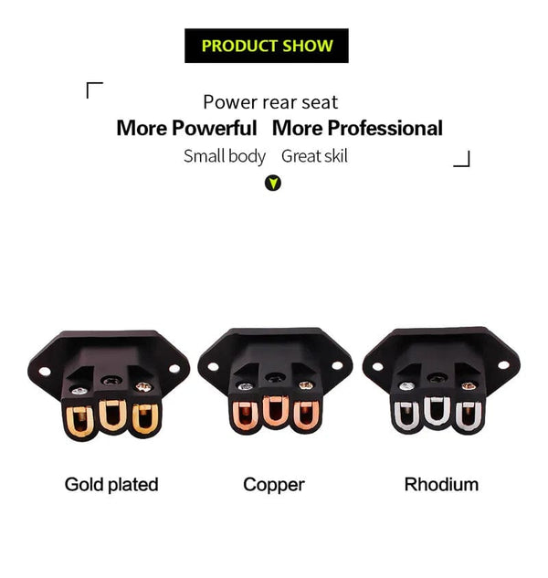 Planet Gates 3 Pin AC Power Plug Connector IEC Inlet Socket Consumer Electronics DIY HIFI Amplifier Electrical Audio Interface Panel Mount