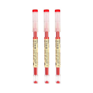 Planet Gates 3 red 12pcs/Lot Japan Fine Point Pen 0.35mm Black Blue Red Ink Gel Pen Ballpoint Pen School Office Student Writing Stationery Supply