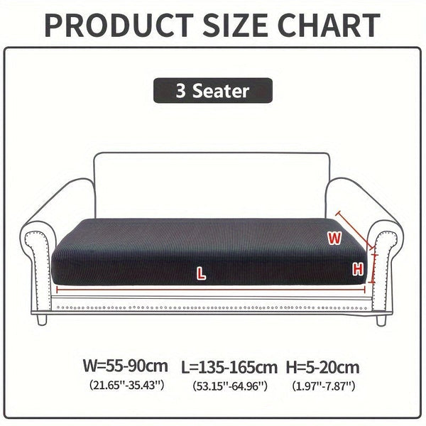 Planet Gates 3 Seater / Dark Gray 1pc Waterproof Elastic Four Seasons Universal Stretch Sofa Cover, Simple Modern Style Non-slip Sofa Slipcover, Living Room Sofa Protector Couch Cover Suitable For Office Home Decor