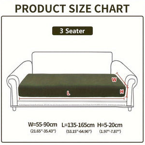 Planet Gates 3 Seater / Green 1pc Waterproof Elastic Four Seasons Universal Stretch Sofa Cover, Simple Modern Style Non-slip Sofa Slipcover, Living Room Sofa Protector Couch Cover Suitable For Office Home Decor