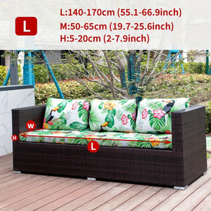 Planet Gates 3-seater Sofa / Animal Leaves 1pc Outdoor Printed Animal Leaves Floral Boho Style Coconut Printed Sofa Cover Couch Cover Furniture Protective Cover Home Decor Sofa Protector