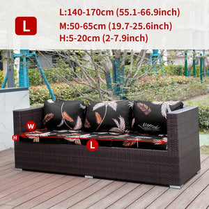 Planet Gates 3-seater Sofa / Coconut Forest 1pc Outdoor Printed Animal Leaves Floral Boho Style Coconut Printed Sofa Cover Couch Cover Furniture Protective Cover Home Decor Sofa Protector