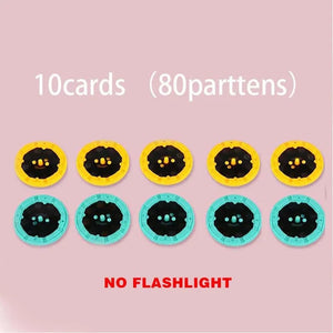 Planet Gates 3 slide blue Flashlight Projector for Kids Baby Sleeping Story Book Torch Lamp Toy Early Education Toy Holiday Christmas Gift Light Up Toy