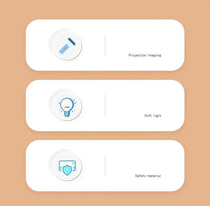 Planet Gates 3 slide blue Flashlight Projector for Kids Baby Sleeping Story Book Torch Lamp Toy Early Education Toy Holiday Christmas Gift Light Up Toy