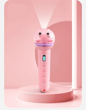 Planet Gates 3 slide blue Flashlight Projector for Kids Baby Sleeping Story Book Torch Lamp Toy Early Education Toy Holiday Christmas Gift Light Up Toy