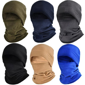 Planet Gates 3 Winter Polar Coral Fleece Balaclava Men Face Mask Neck Warmer Beanies Thermal Head Cover Tactical Military Sports Scarf Ski Caps