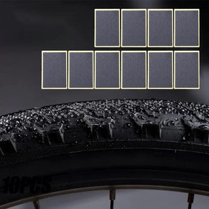 Planet Gates 30/10Pcs Tire Repair Patches Car Motorcycle Bike Tire Repair Tools Glue-free Protection Adhesive Quick Drying Bicycle Tyre Patch