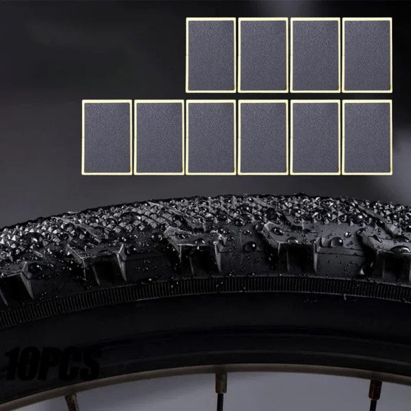 Planet Gates 30/10Pcs Tire Repair Patches Car Motorcycle Bike Tire Repair Tools Glue-free Protection Adhesive Quick Drying Bicycle Tyre Patch