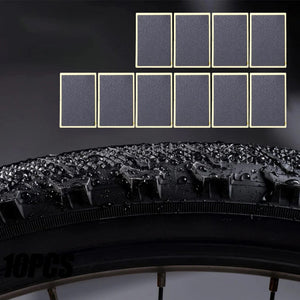 Planet Gates 30/10Pcs Tire Repair Patches Car Motorcycle Bike Tire Repair Tools Glue-free Protection Adhesive Quick Drying Bicycle Tyre Patch
