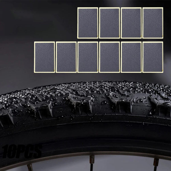 Planet Gates 30/10Pcs Tire Repair Patches Car Motorcycle Bike Tire Repair Tools Glue-free Protection Adhesive Quick Drying Bicycle Tyre Patch