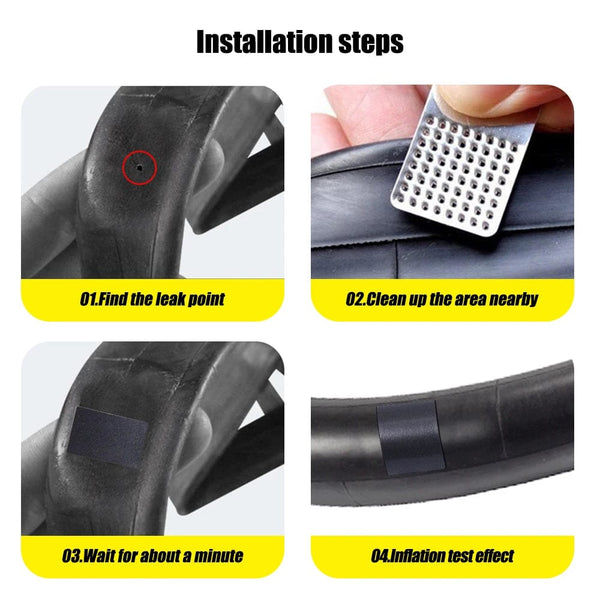 Planet Gates 30/10Pcs Tire Repair Patches Car Motorcycle Bike Tire Repair Tools Glue-free Protection Adhesive Quick Drying Bicycle Tyre Patch