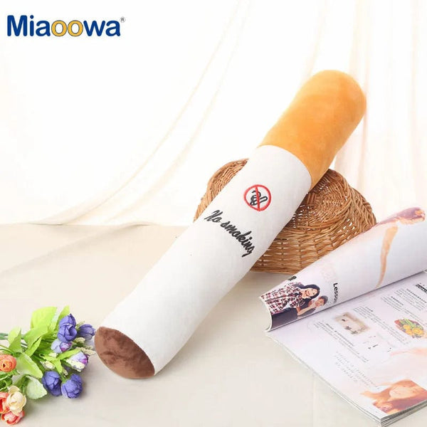 Planet Gates 30-110cm Funny Smoking Cylindrical Sleeping Cigarette Pillow Smulation Plush Toys Fashion Boyfriend Birthday Gift
