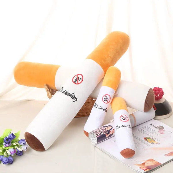 Planet Gates 30-110cm Funny Smoking Cylindrical Sleeping Cigarette Pillow Smulation Plush Toys Fashion Boyfriend Birthday Gift