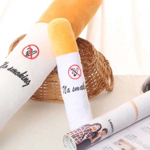 Planet Gates 30-110cm Funny Smoking Cylindrical Sleeping Cigarette Pillow Smulation Plush Toys Fashion Boyfriend Birthday Gift