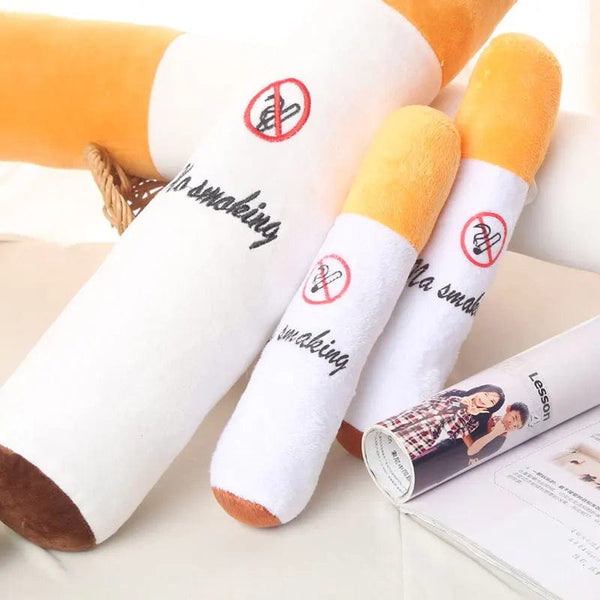 Planet Gates 30-110cm Funny Smoking Cylindrical Sleeping Cigarette Pillow Smulation Plush Toys Fashion Boyfriend Birthday Gift
