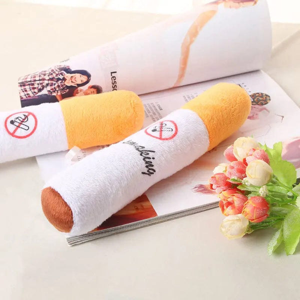 Planet Gates 30-110cm Funny Smoking Cylindrical Sleeping Cigarette Pillow Smulation Plush Toys Fashion Boyfriend Birthday Gift