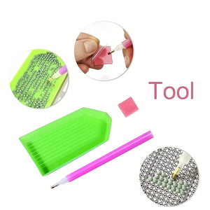 Planet Gates 30*30cm 1 set, Glowing Hedgehog 5D Diamond Painting Kit for Adults - DIY Embroidery Craft for Home Wall Decor - Full Drill Diamonds - Perfect for Beginners