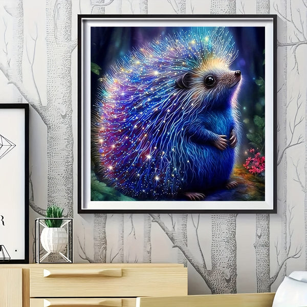 Planet Gates 30*30cm 1 set, Glowing Hedgehog 5D Diamond Painting Kit for Adults - DIY Embroidery Craft for Home Wall Decor - Full Drill Diamonds - Perfect for Beginners