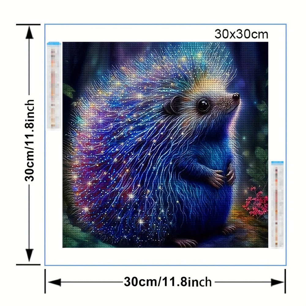Planet Gates 30*30cm 1 set, Glowing Hedgehog 5D Diamond Painting Kit for Adults - DIY Embroidery Craft for Home Wall Decor - Full Drill Diamonds - Perfect for Beginners