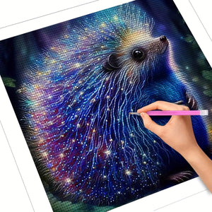 Planet Gates 30*30cm 1 set, Glowing Hedgehog 5D Diamond Painting Kit for Adults - DIY Embroidery Craft for Home Wall Decor - Full Drill Diamonds - Perfect for Beginners