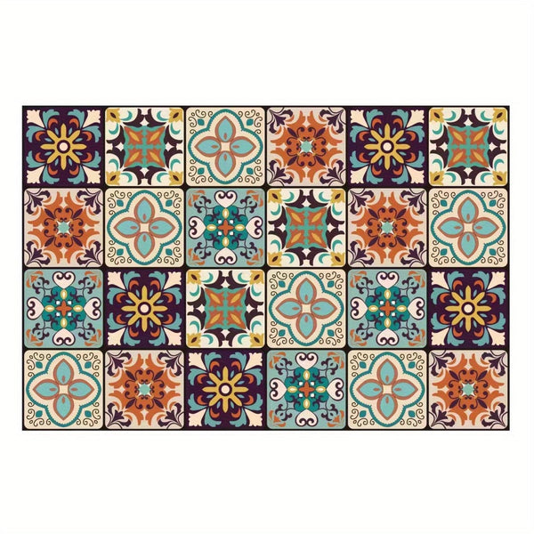 Planet Gates 30*40cm / Chengnan colored bricks 1pc, Quick Dry Coffee Mat, Coffee Bar Accessories, Non-slip Floral Boho Kitchen Counter Absorbent Plate Drying Mat, Microfiber Suitable For Coffee Maker, Coffee Pot, Super Absorbent Mat, Good Cleaning