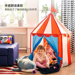 Planet Gates 30/45/60/80CM Popular Shark Plush Toys Simulation Shark Dolls Stuffed Soft Animal Reading Pillow Cushion for Baby Kids