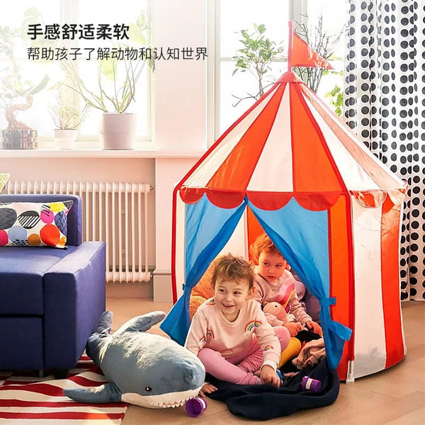 Planet Gates 30/45/60/80CM Popular Shark Plush Toys Simulation Shark Dolls Stuffed Soft Animal Reading Pillow Cushion for Baby Kids