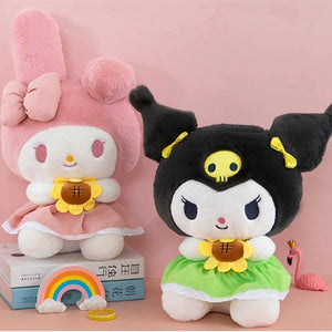 Planet Gates 30/45cm Sanrio Kuromi Melody Cinnamoroll sunflower Cartoon Cute Plush Stuffed Toys Plushie Soft Dolls Pillow Birthday Gifts kids