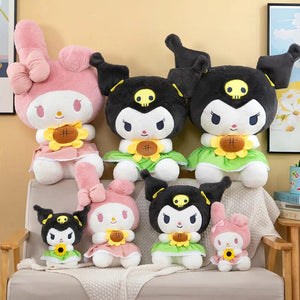 Planet Gates 30/45cm Sanrio Kuromi Melody Cinnamoroll sunflower Cartoon Cute Plush Stuffed Toys Plushie Soft Dolls Pillow Birthday Gifts kids