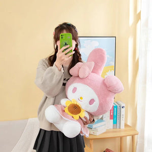 Planet Gates 30/45cm Sanrio Kuromi Melody Cinnamoroll sunflower Cartoon Cute Plush Stuffed Toys Plushie Soft Dolls Pillow Birthday Gifts kids