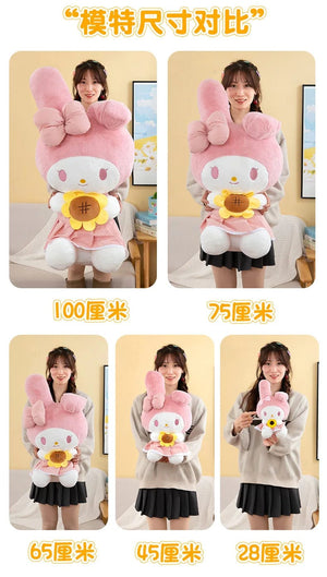 Planet Gates 30/45cm Sanrio Kuromi Melody Cinnamoroll sunflower Cartoon Cute Plush Stuffed Toys Plushie Soft Dolls Pillow Birthday Gifts kids