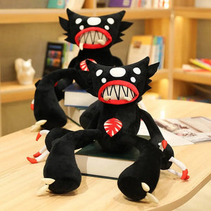 Planet Gates 30-50cm Soft Spider Monster Creative Black Poppy Plush Toy Stuffed Animal Doll for Pet Boyfriend Kid Son Birthday Funny Gift