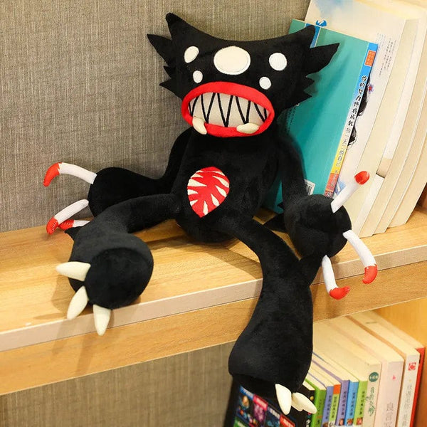Planet Gates 30-50cm Soft Spider Monster Creative Black Poppy Plush Toy Stuffed Animal Doll for Pet Boyfriend Kid Son Birthday Funny Gift