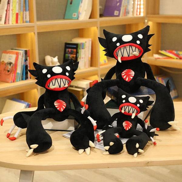 Planet Gates 30-50cm Soft Spider Monster Creative Black Poppy Plush Toy Stuffed Animal Doll for Pet Boyfriend Kid Son Birthday Funny Gift