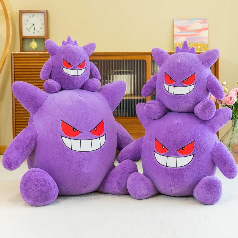 Planet Gates 30-65cm Gengar Peluche Pokemon Plush Toys Anime Stuffed Toy Doll Kawaii Gengar Pendant Clip Soft Stuffed Plush Doll Gift for Kid