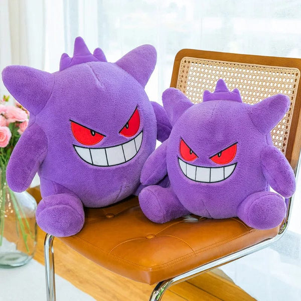 Planet Gates 30-65cm Gengar Peluche Pokemon Plush Toys Anime Stuffed Toy Doll Kawaii Gengar Pendant Clip Soft Stuffed Plush Doll Gift for Kid